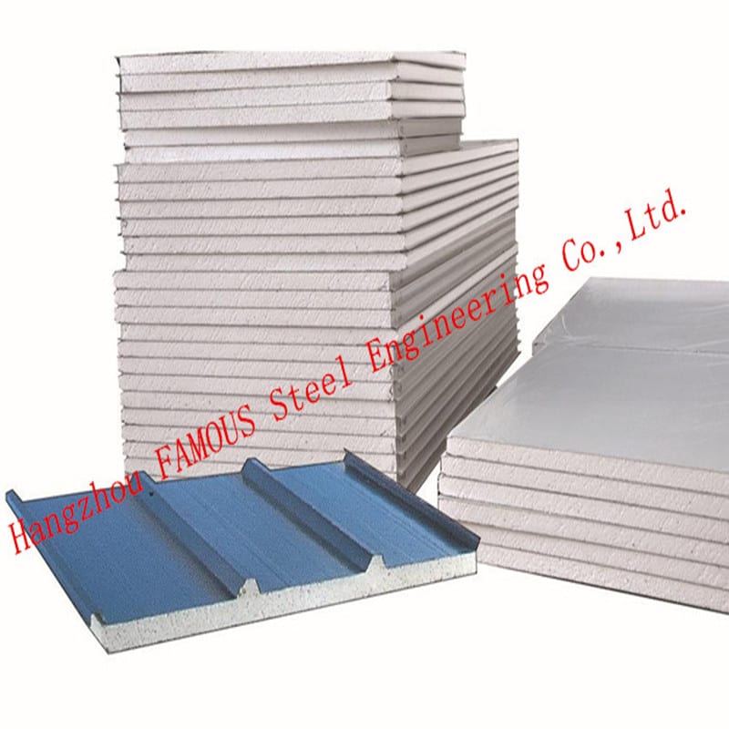 Chinese wholesale China Roofing PU Sandwich Panel for Warehouse