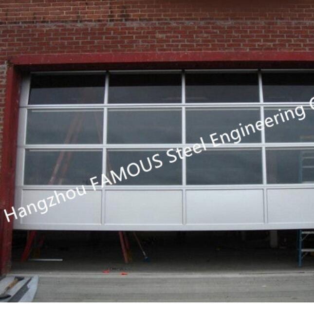 Aluminum Frame Glass Double Doors Customized Transparent Door With Tempered Glass Panel