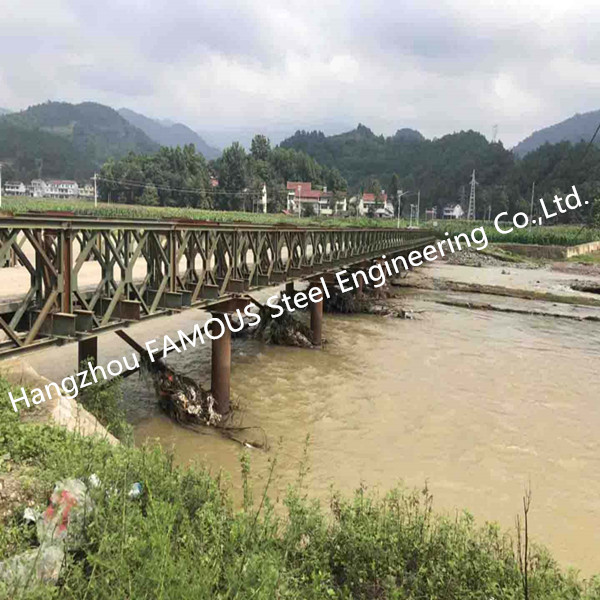 Heavy Loading Capacity Modular Steel Bridges Great Stability Long Fatigue Life