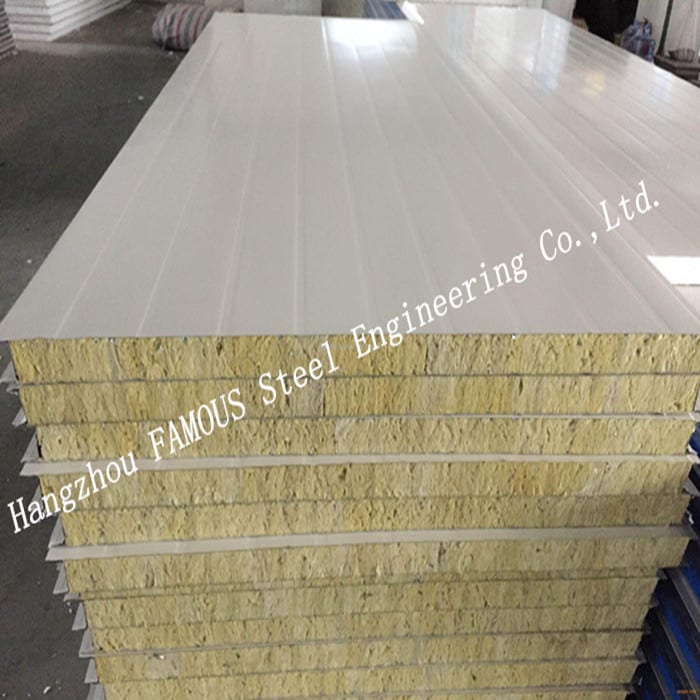 Mineral Wool Sandwich Panel and Structural Insulated Rock Wool MGO Sandwich Panel Supplier