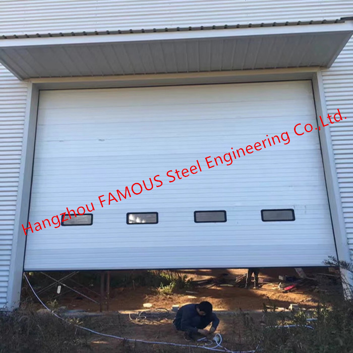 Insulated Factory Electric Ro Up Gate Industrial Lifting Doors For Warehouse Internal And External Use