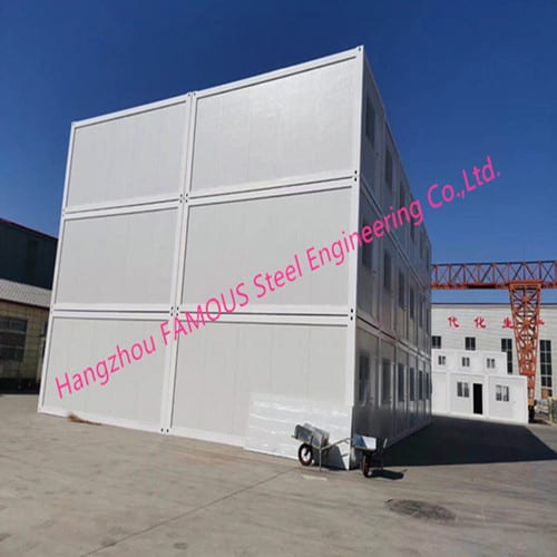 Steel Framed Modular House Prefabricated Quick Assembly Building Construction
