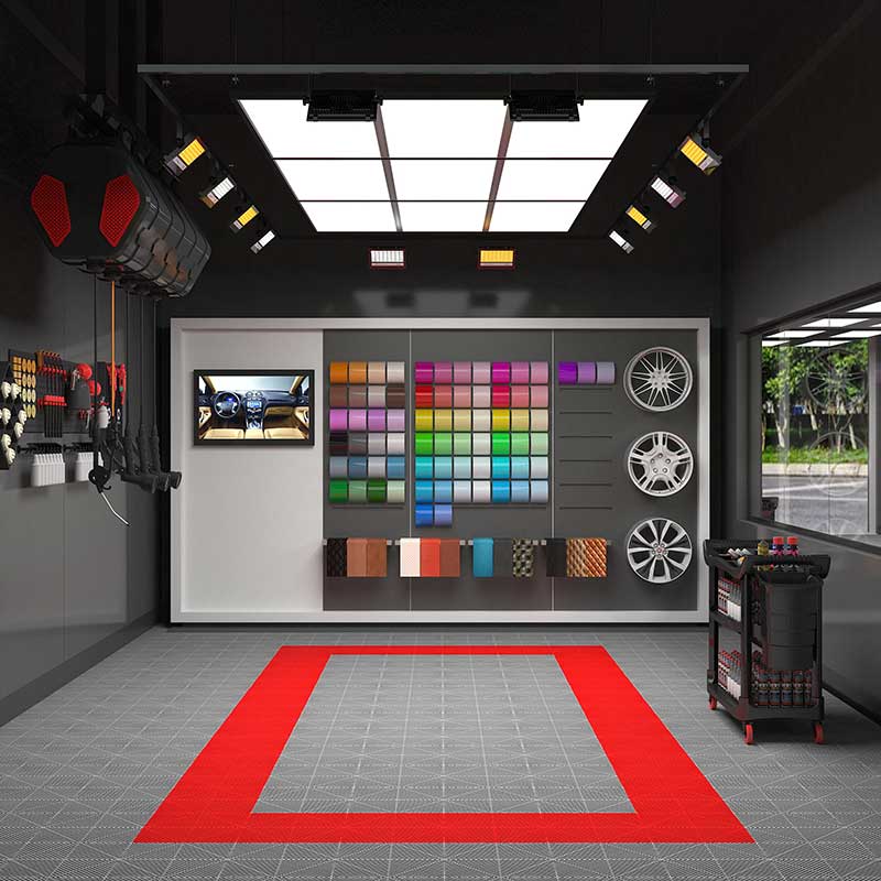 LED ceiling light panels for car polishing coating light