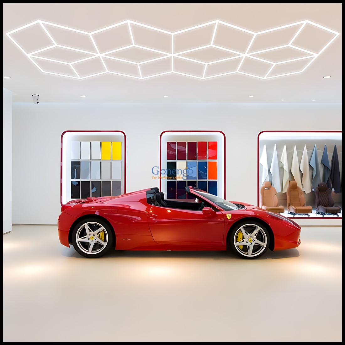 Diamond car detailing lights for car detailing garage light