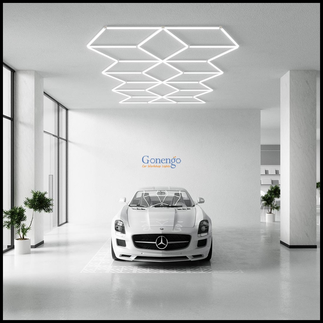 Car detailing lights diamond for car detailing garage light