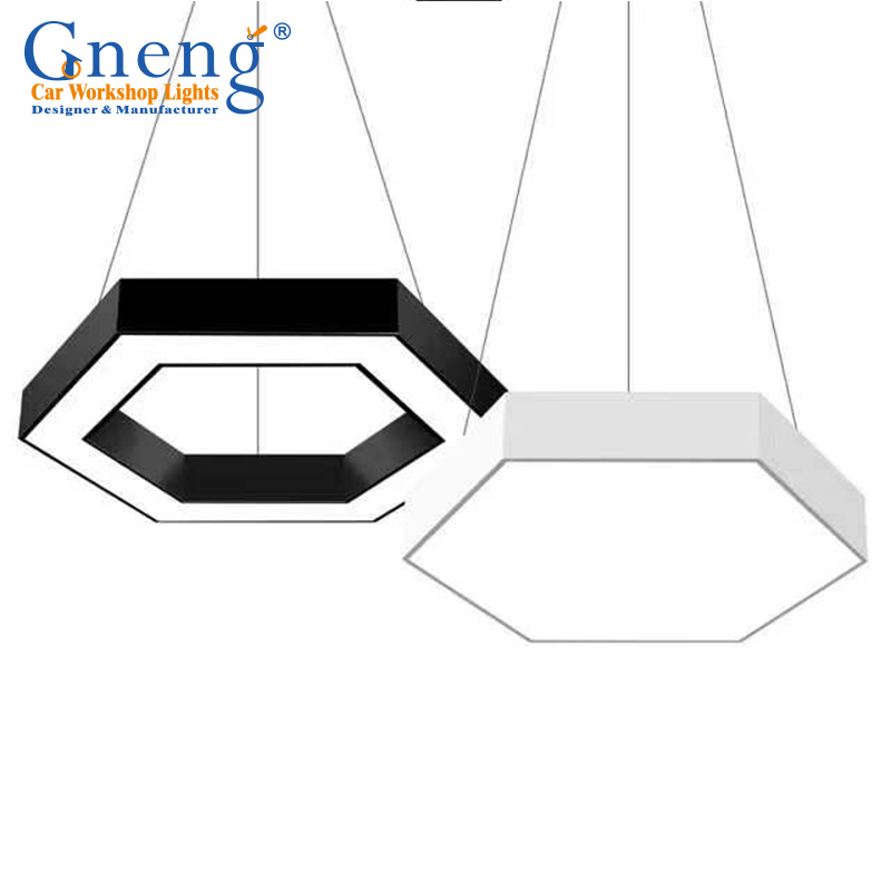 Hexagon led light for office workshop light