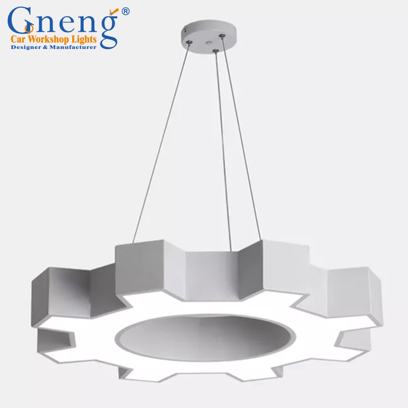 Gear-shaped Light for office workshop light