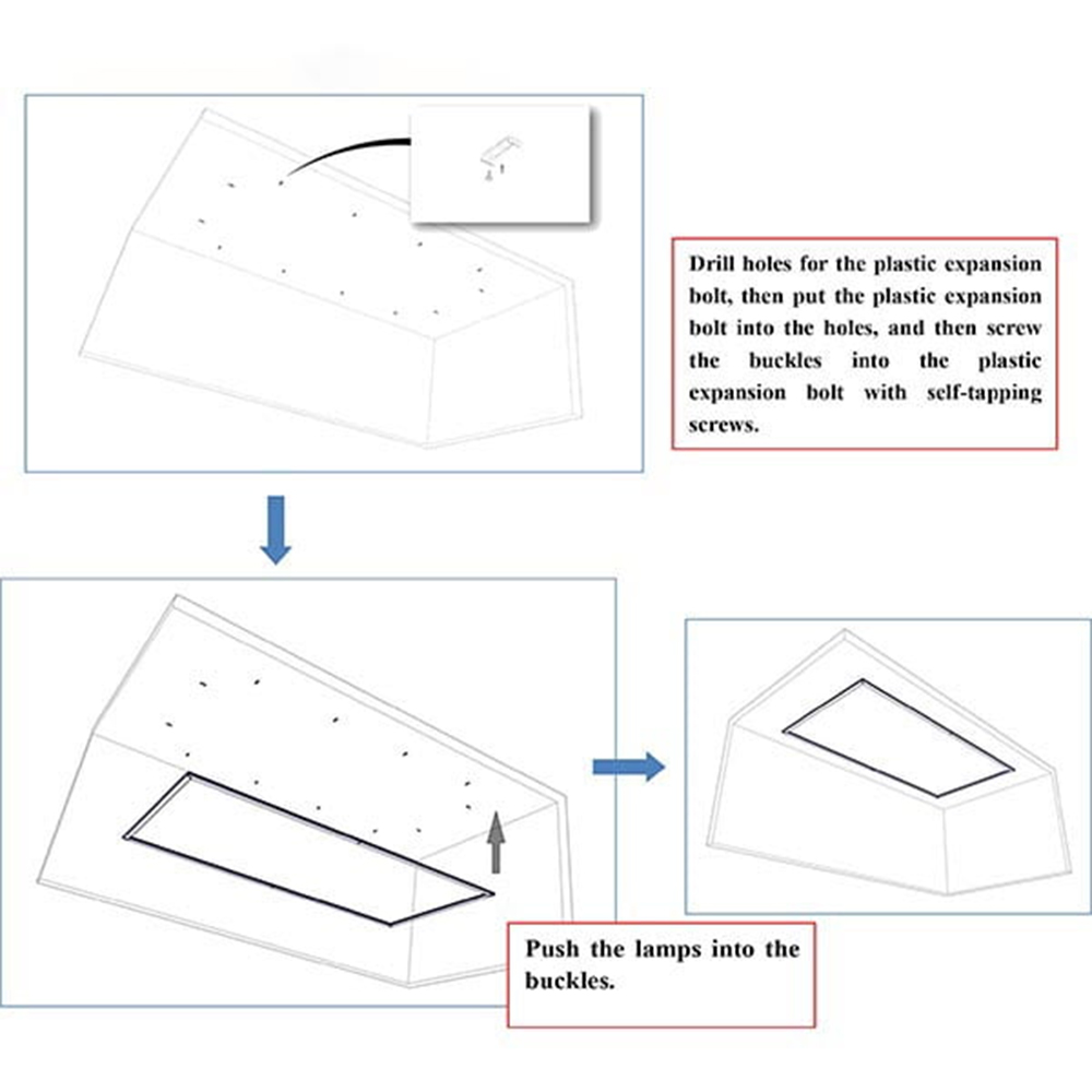 ZT5058 Hexagon Lighting & Honeycomb Light Garage -67j5