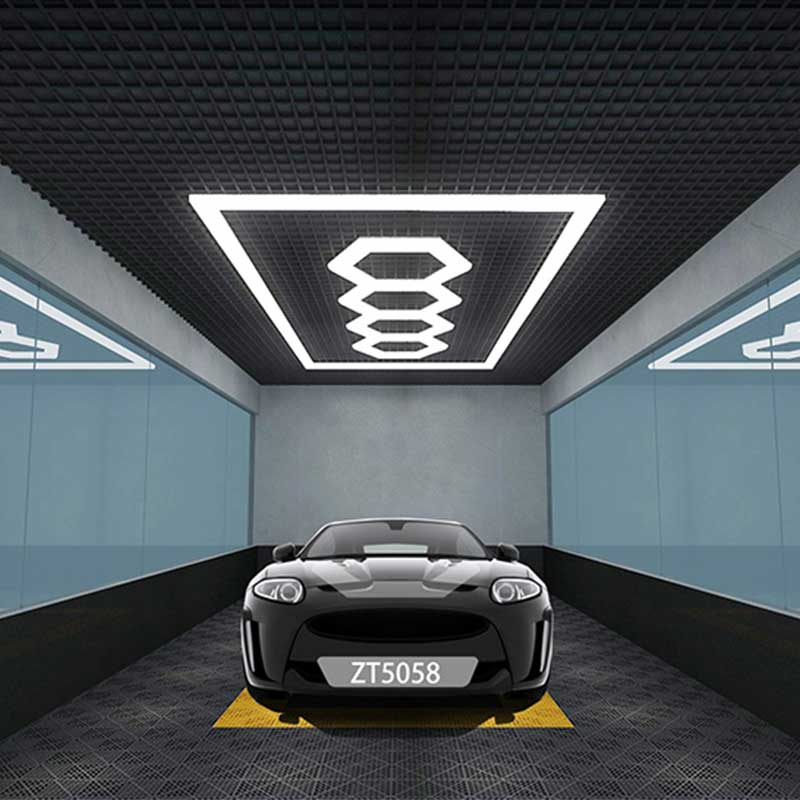 Светодиодные Шестигранные Огни Для Автомобильной Мастерской Детализации Света-product