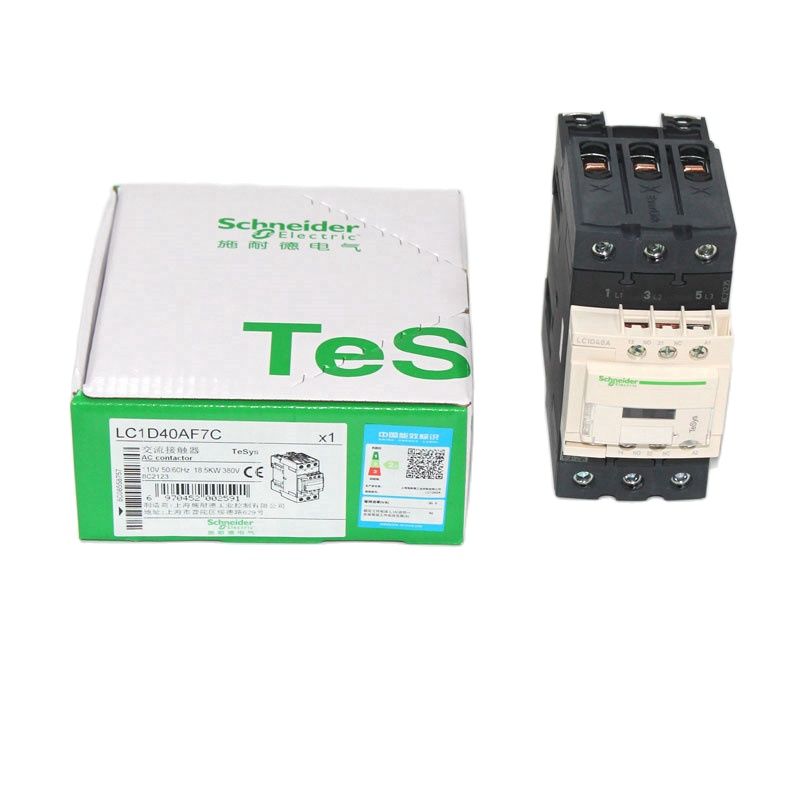 Schneider 3 Pole AC Contactor 40A LC1D40AF7C AC110V lift parts elevator accessories