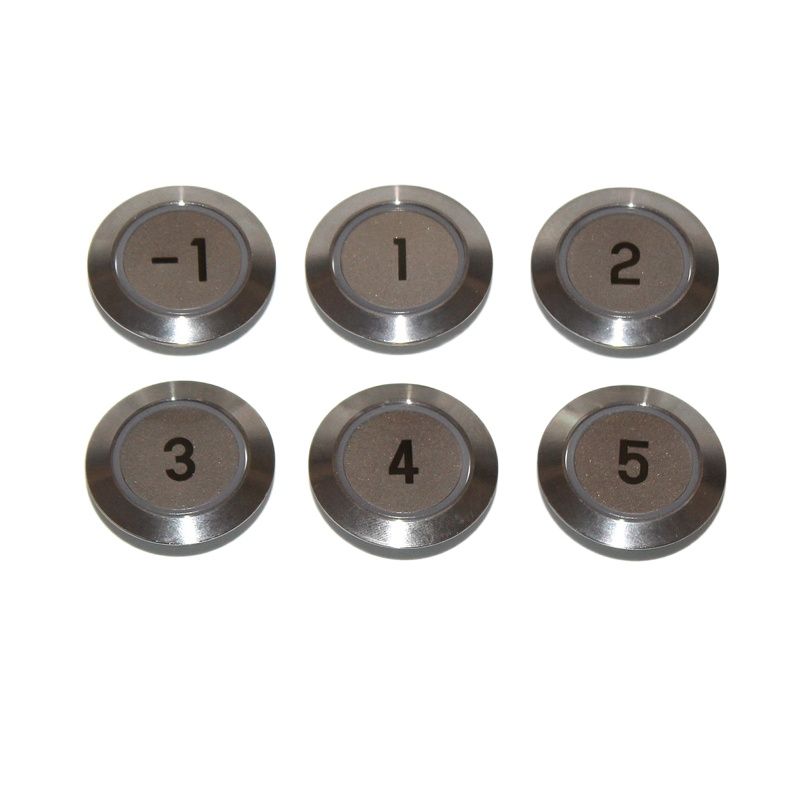 BR27C A311 Button 4 Pins Open Hole 27MM Green Light OTIS elevator parts lift accessories