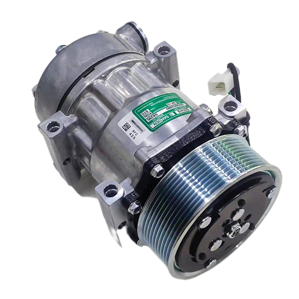 Air conditioning compressor is used in TAD 851 VE engine, the compressor model is 82436934