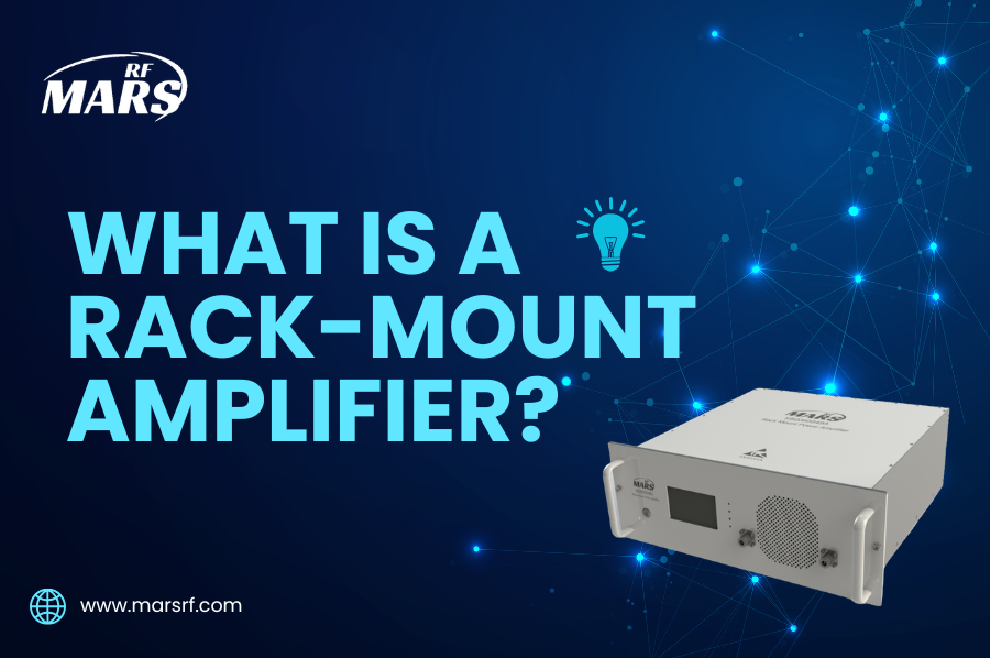 What is a rack mount power amplifier?