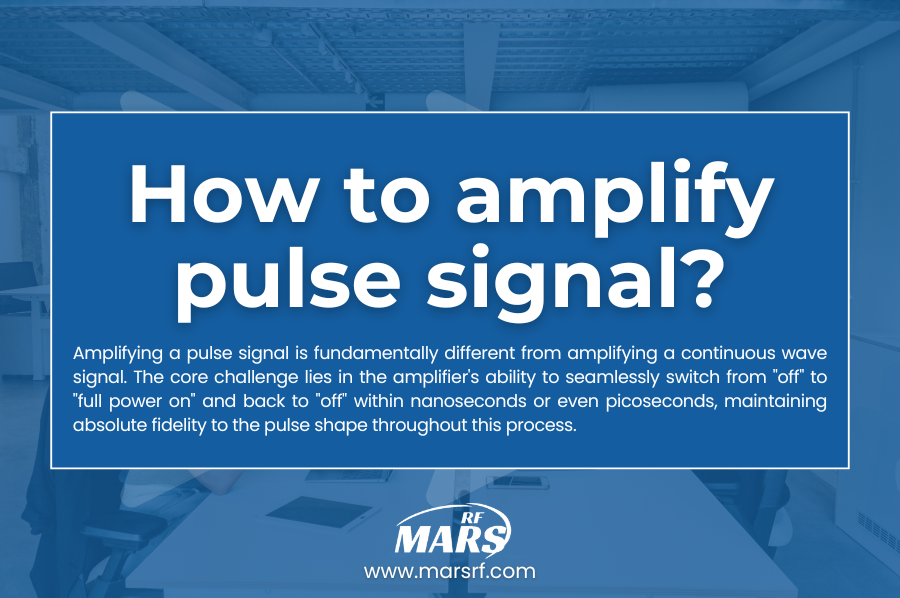 How to amplify pulse signal?