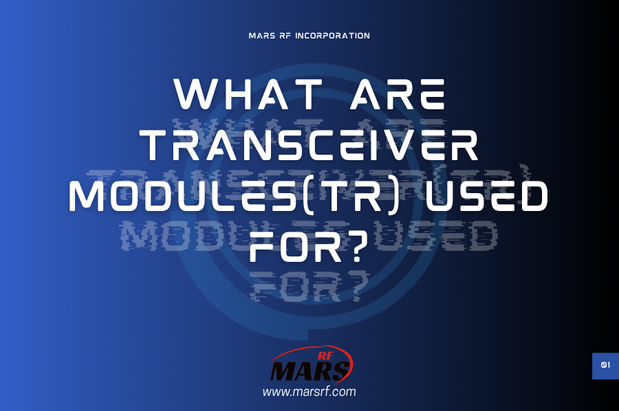 What are transceiver modules used for?