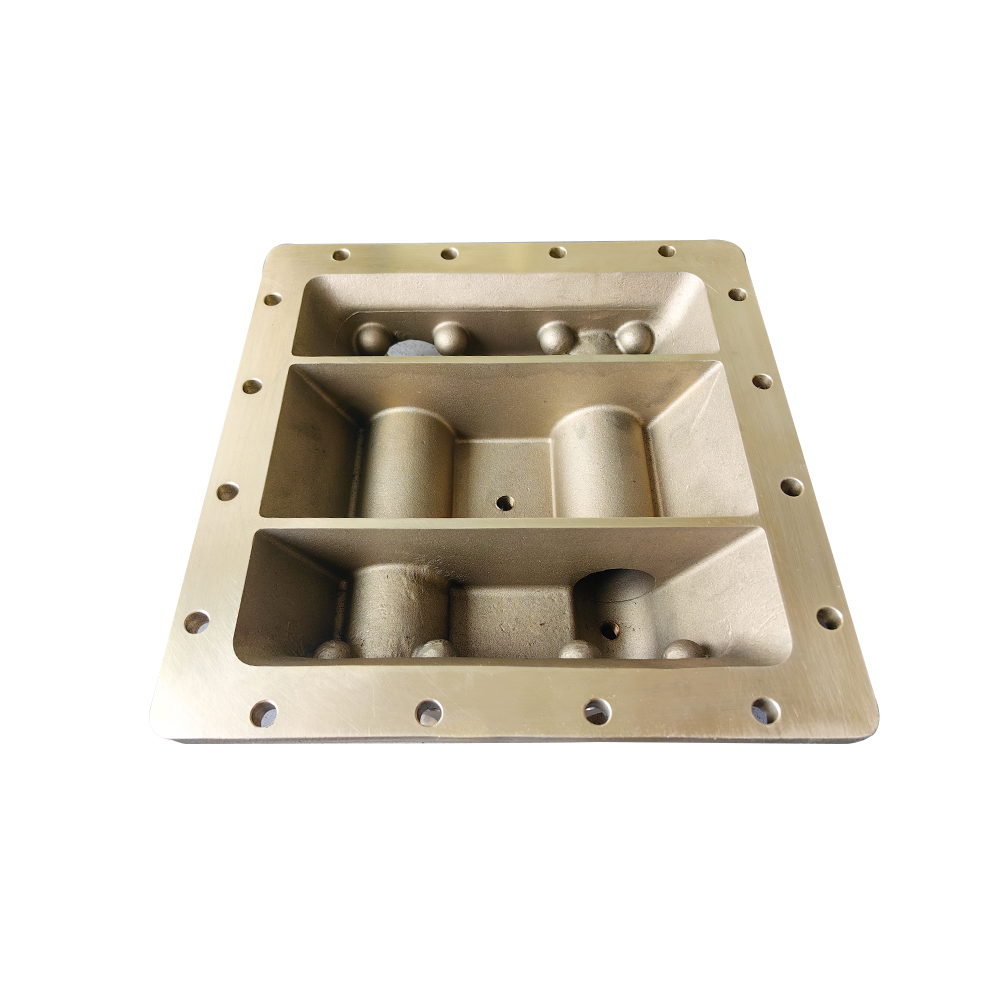 Inlet and outlet end caps-Brass precision castings