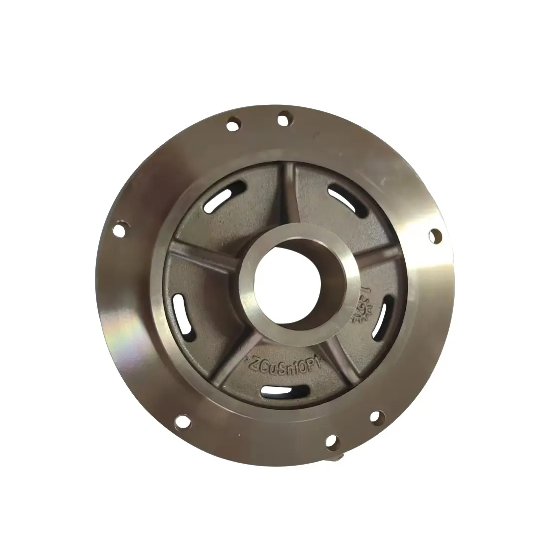 Flange bearing housing-silica sol precision cast copper alloy casting