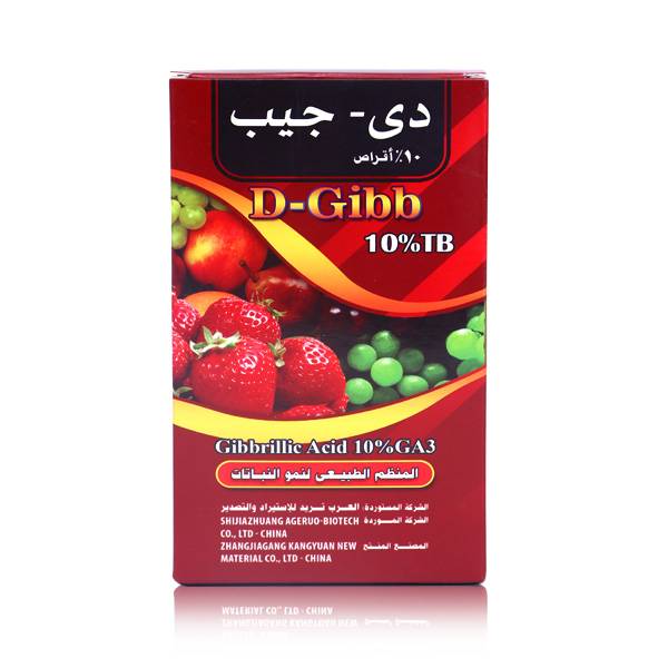 Ageruo Gibberellic Acid 10% TB (GA3 / GA4+7) for Seed Germination with Best Price