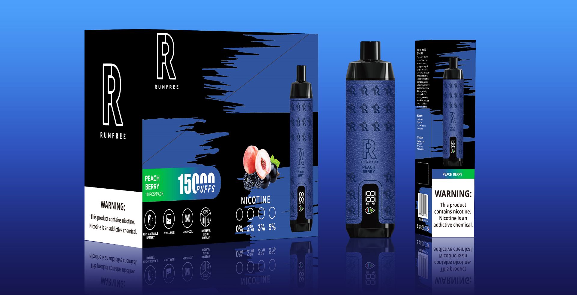 Paru-paru Merokok 15000 Puff Vape Sekali Pakai Dengan Tampilan Layar (7)qsk