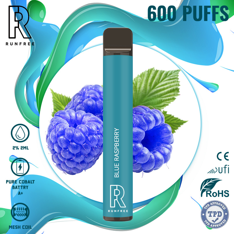 RF003 600 Puff 2ml Oil Disposable Vape Dengan TPD CE