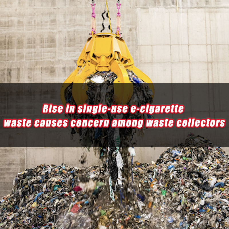 Rise in single-use e-cigarette waste causes concern among waste collectors