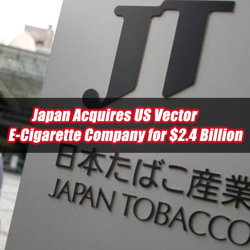 Japonia przejmuje amerykańską firmę Vector E-papieros za 2,4 miliarda dolarów