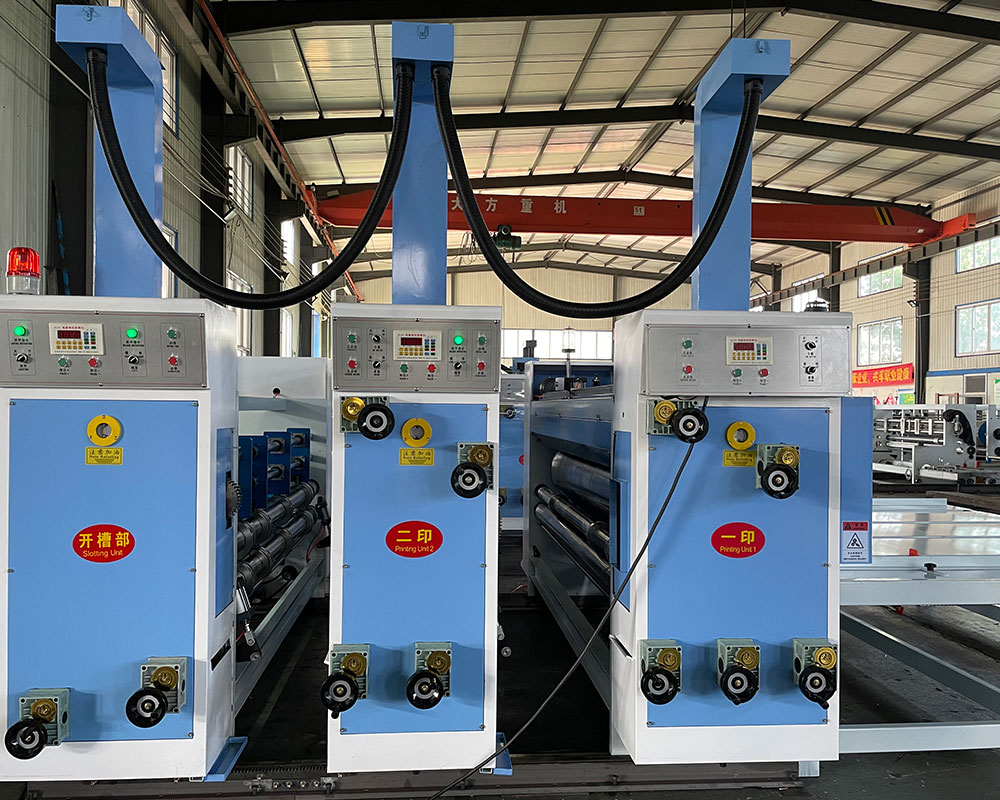 HCL-Chain type two-color slotting machine (corrugated box)-product