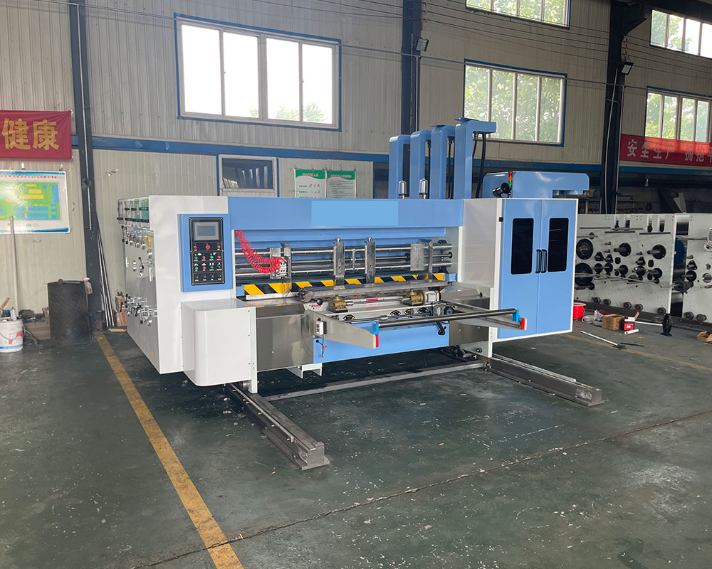 HCL-Corrugated cardboard front edge feeding two-color slotting machine