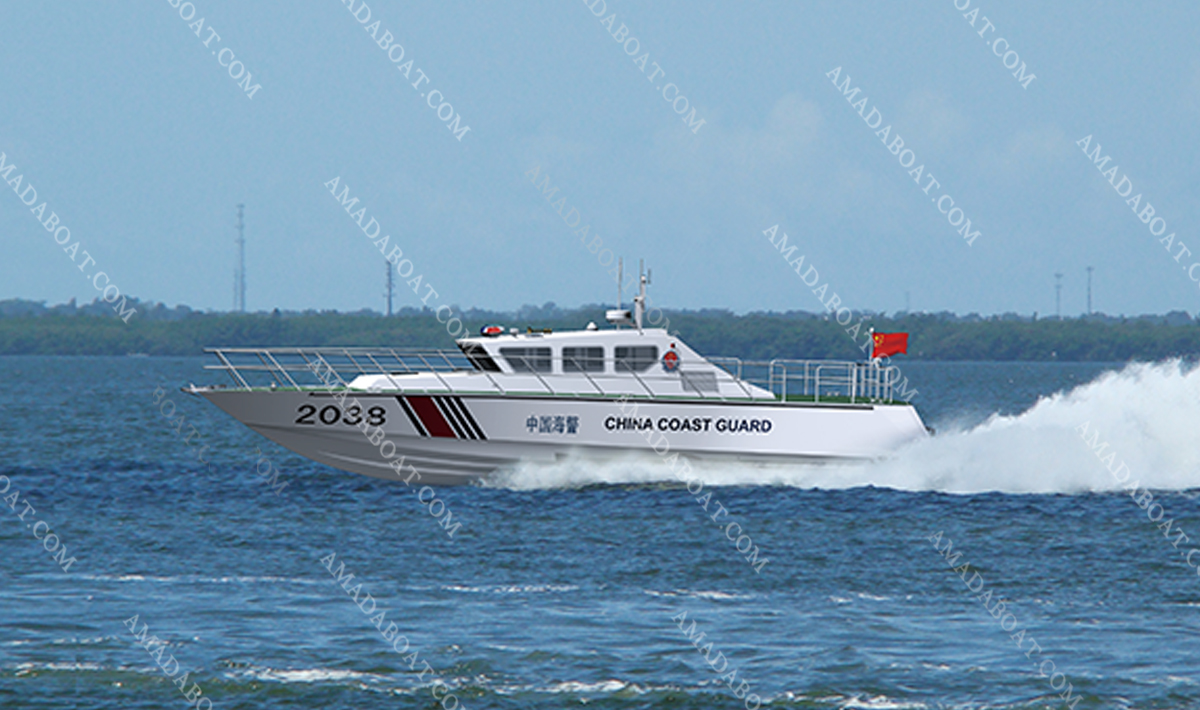 2038b 超高速玻璃钢巡逻艇