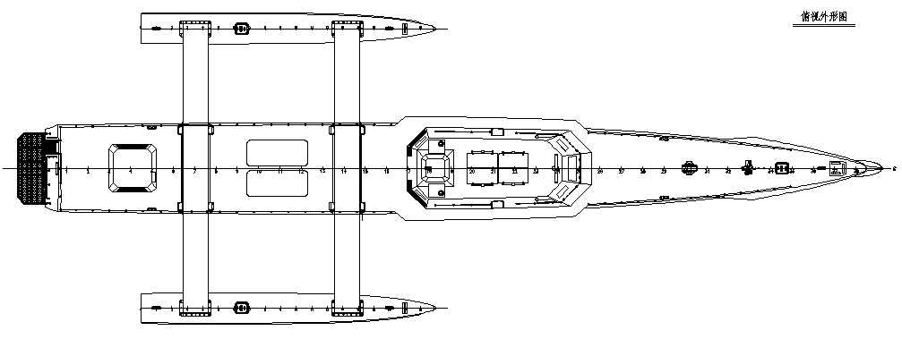 3A5525(猎人)三体船隐形潜艇追逐者 02ej7