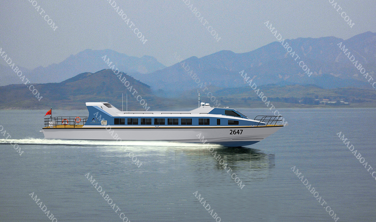 2467b 单体消波客船