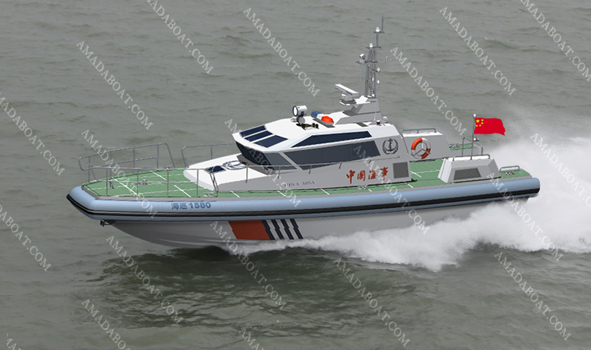 SAR 1580 铝合金海事救助巡逻艇