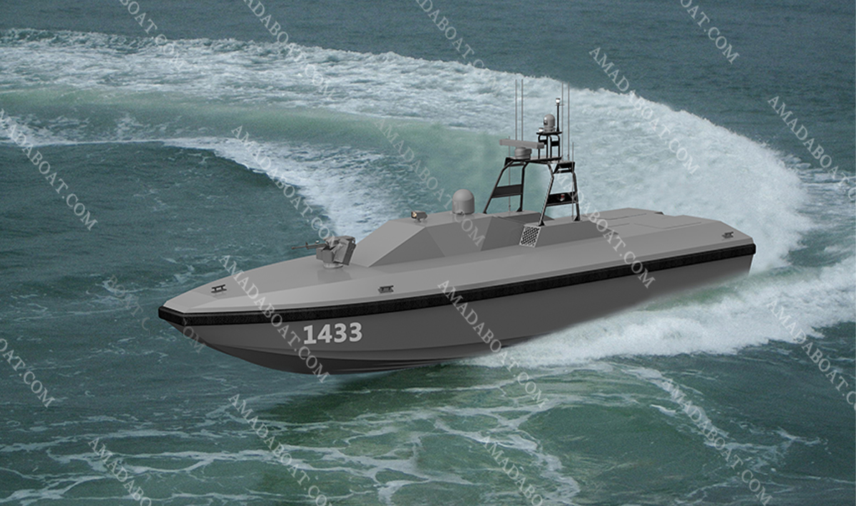 USV 1433b 双体高速近海无人艇