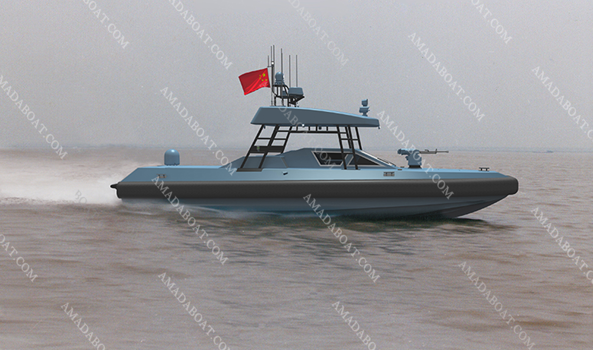 USV 1160b 三体消波浅吃水无人巡逻艇
