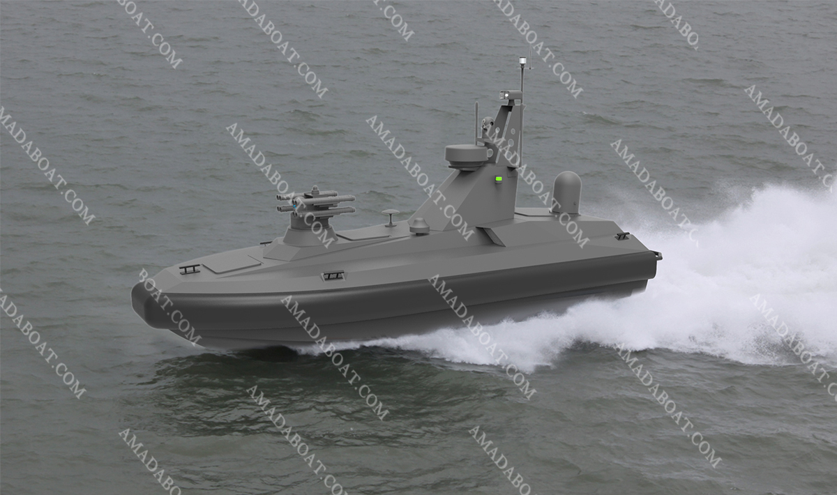 USV 750 双体高速隐身无人艇