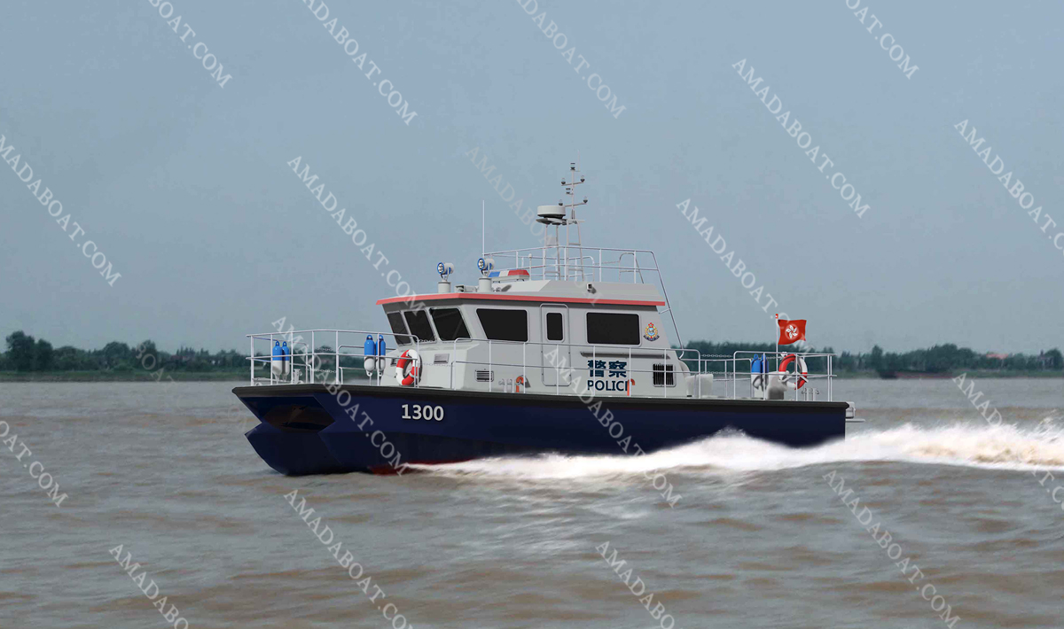 1300d 海警双体高速巡逻艇