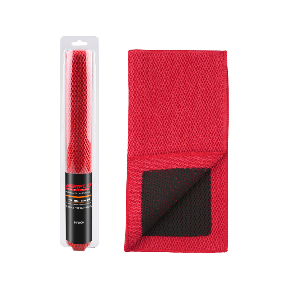 BT-6009PR Clay Towel For Auto Detailing in Red Color