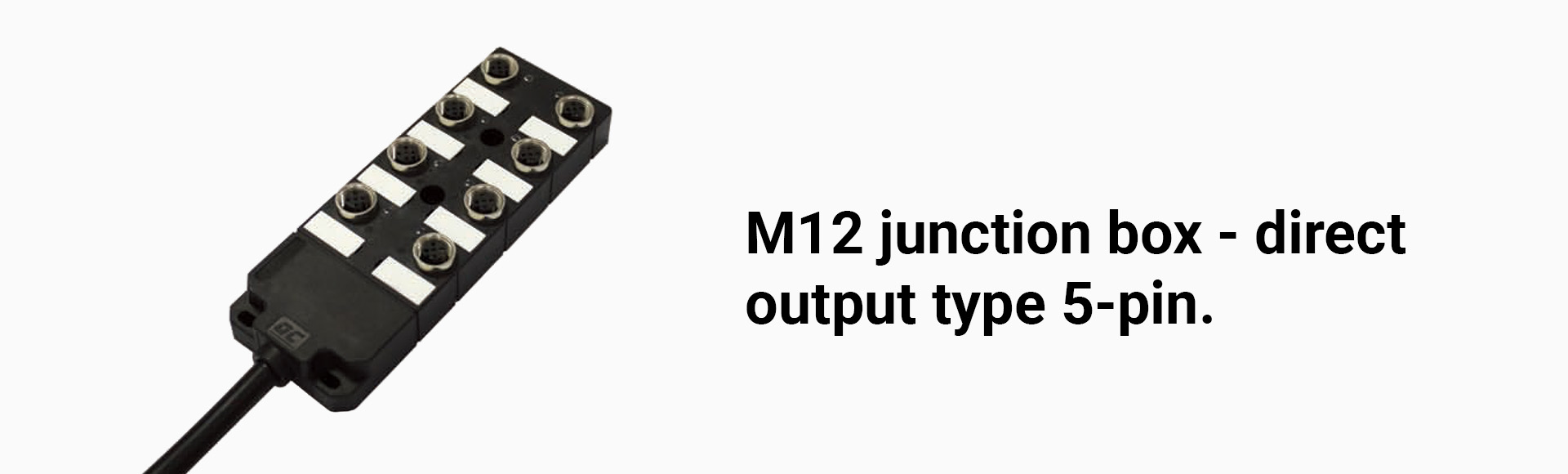 Caixa de junção M12 - tipo de saída direta 5-pineqh
