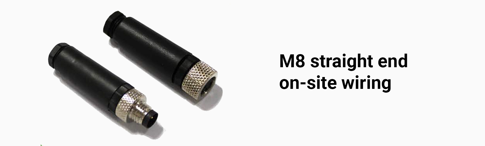 M8 straight end on-site wiringew6