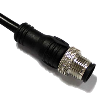 M12 Male Straight Pre-Cast Wire