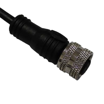 M12 Female Straight Pre-Cast Wire