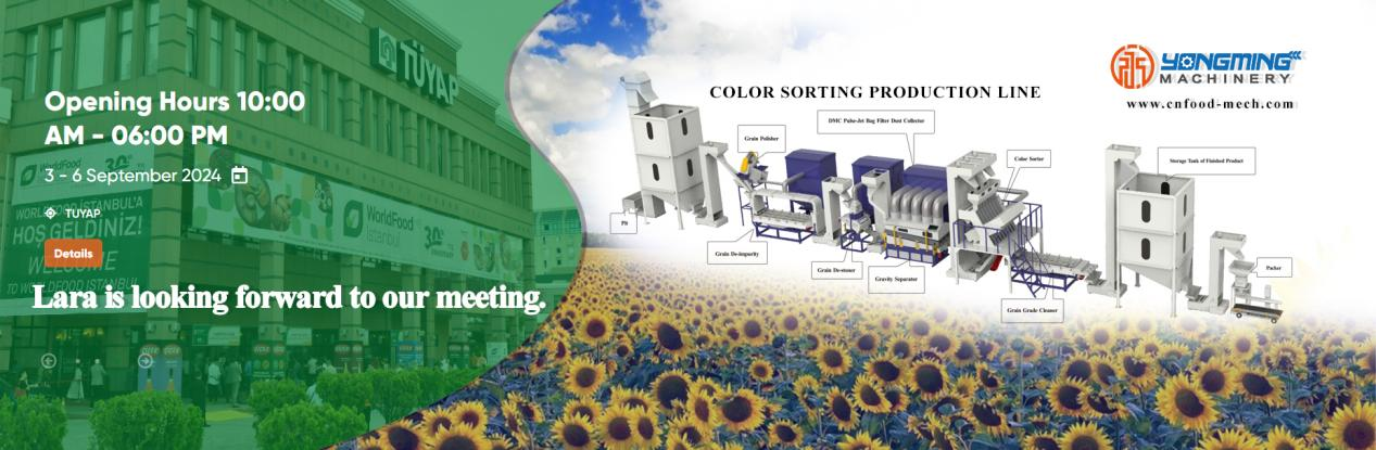 Let us discuss the customizable design of seeds process AT WORLDFOOD ISTANBUL 2024