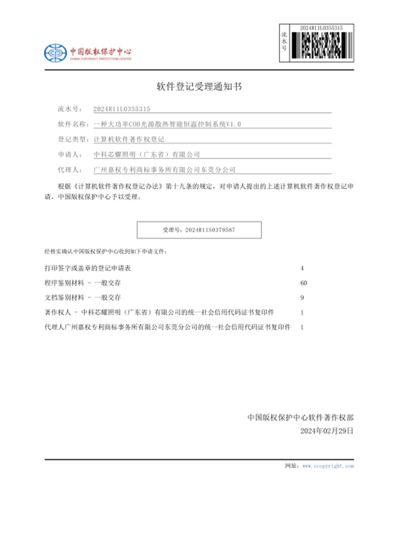 BACL LM-80 2000W Lighting Source Aging Test Cabinet Software Patent