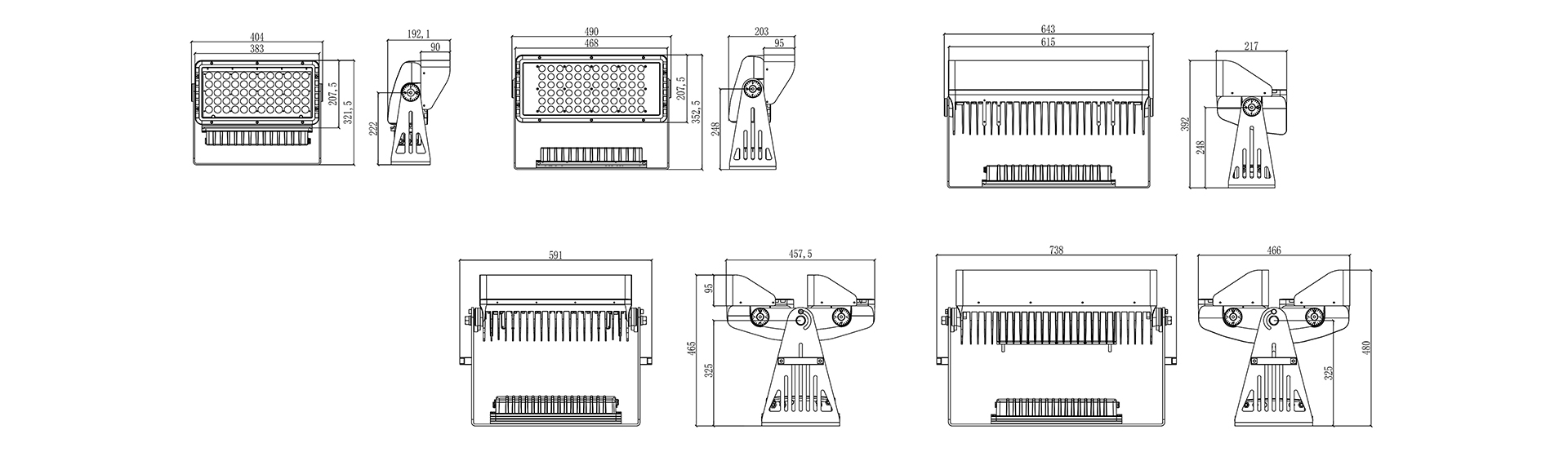 Ceramic Substrate COB SMT light source spot light1 size