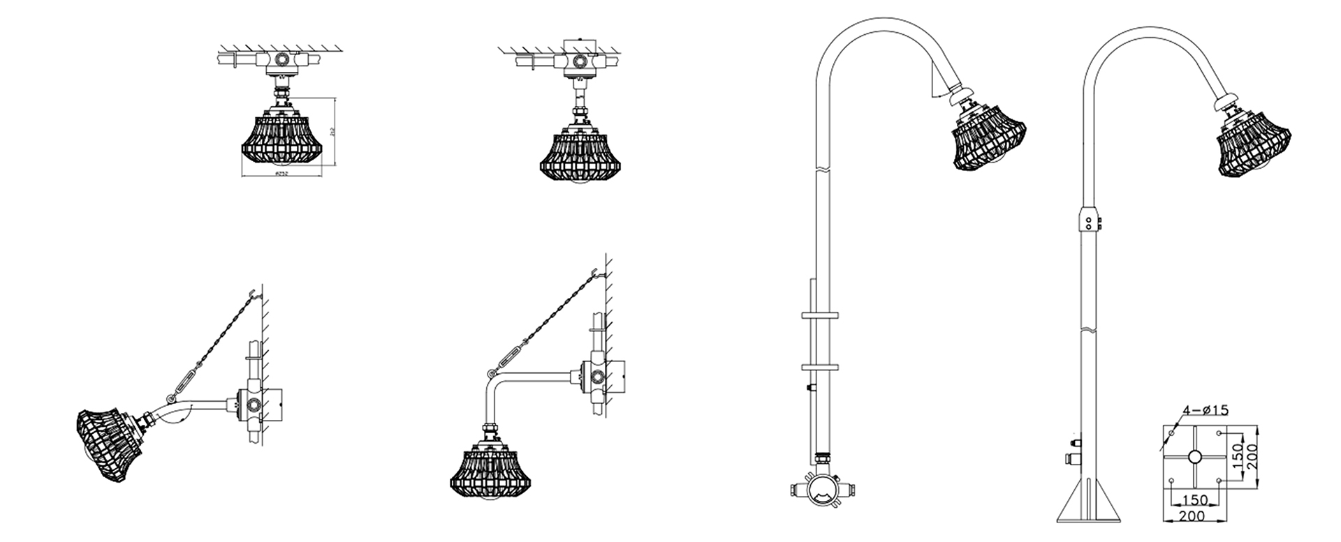 Flameproof Type Explosion-proof Lamp 2 Installation