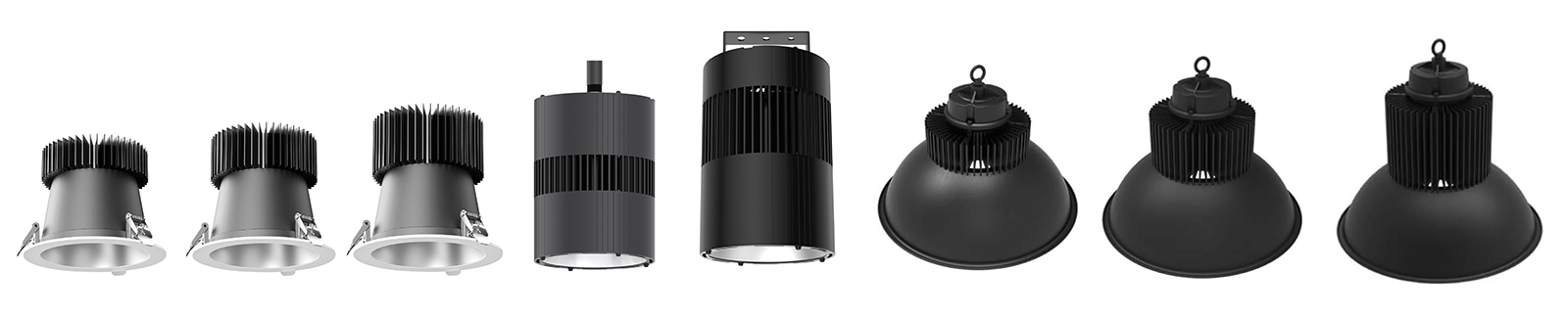 High power downlight and high bay light customized lighting fixtures