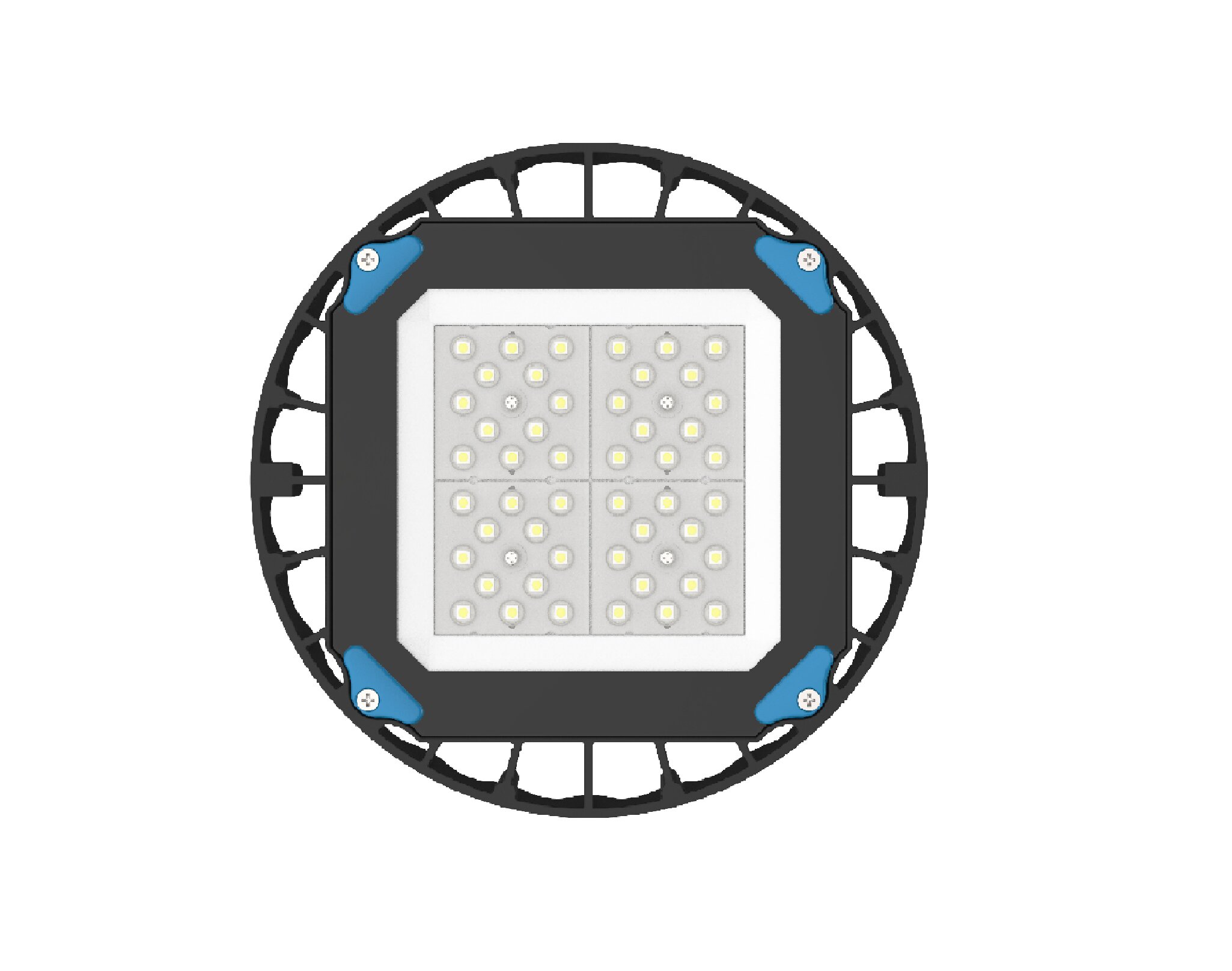 S-COB UFO Highbay Light|Ceramic Substrate SMT Light Source|Anti-sulfurization|Low Decay|High Lumen|Highly Energy-efficient|100W-240W