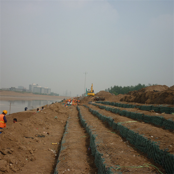 River Bank Control Gabion Basket Wire Mesh&Flood Mitigation Gabion Basket Construction
