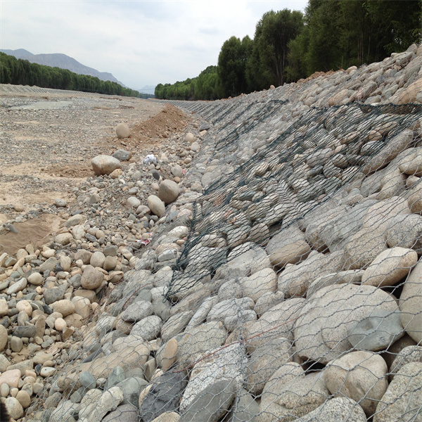 2x1x1m Galvanized Gabion Basket River Bank