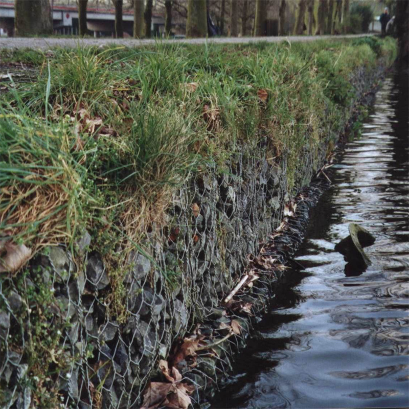 2X1X1m Galvanized Gabion Basket River Bank